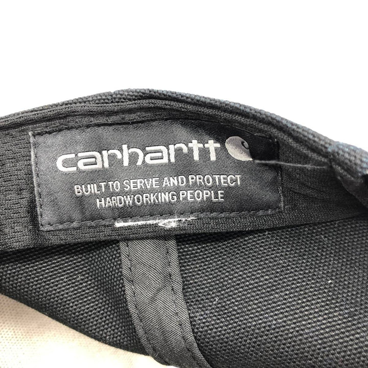 Carhartt Duck Baseball Cap, 6-Panel Cap, One Size Fits Most unclear black type Vintage Second Hand