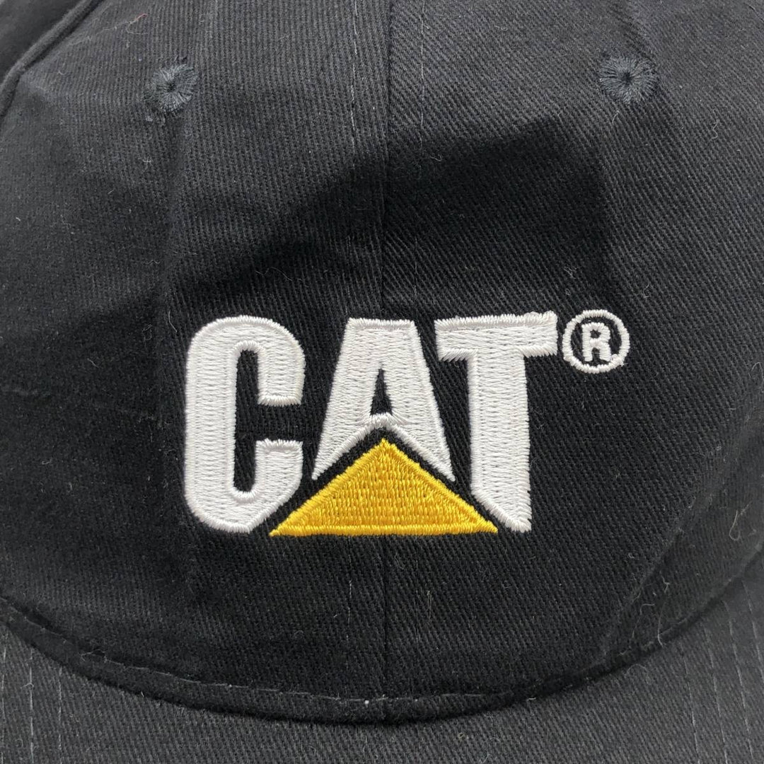 CATERPILLAR Tromont Advertising Baseball Cap, 6-Panel Cap, One Size Fits All unclear black type Vintage Second Hand