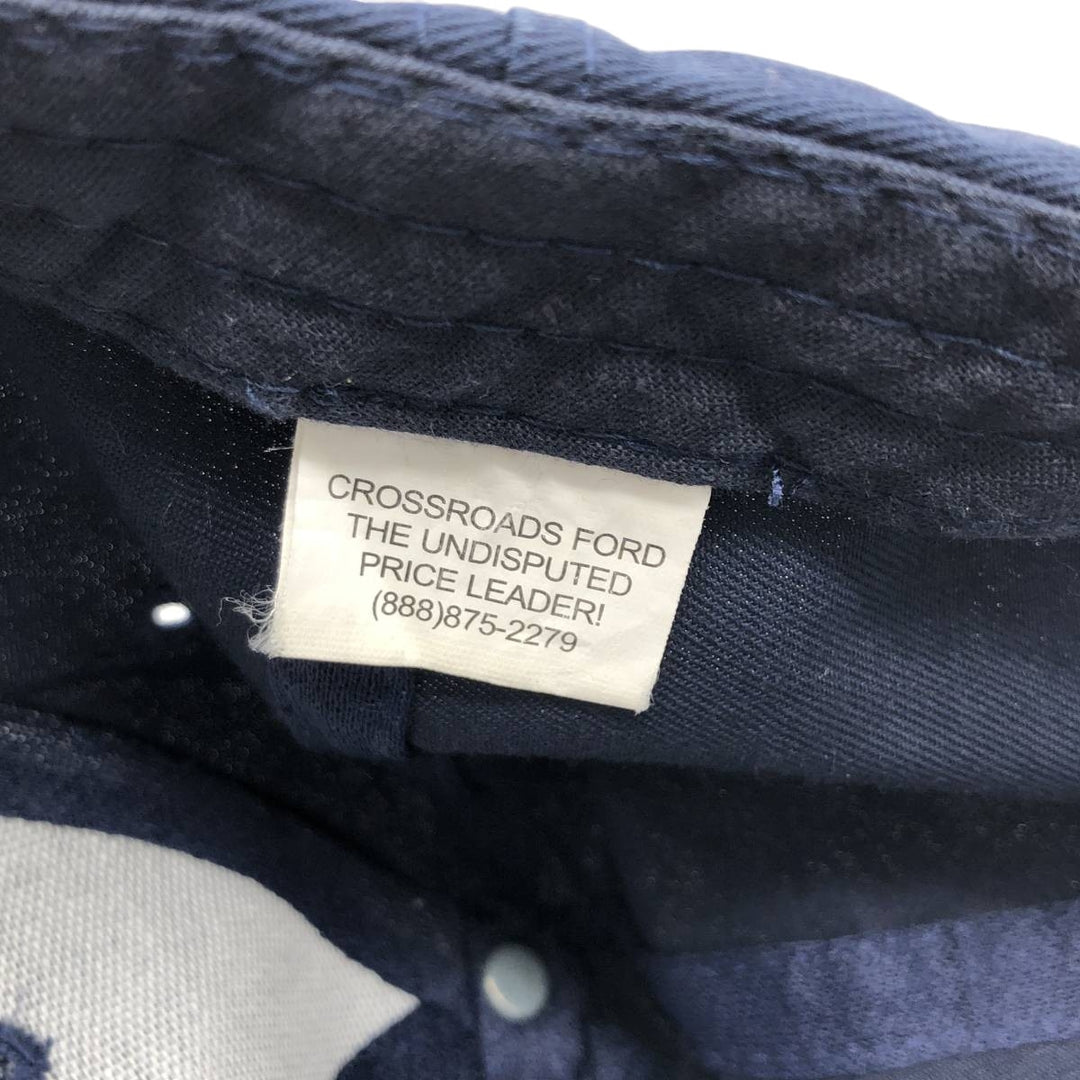 Ford Crossroads Advertising Baseball Cap, 6-Panel Cap, One Size Fits All unclear navy blue type Vintage Second Hand