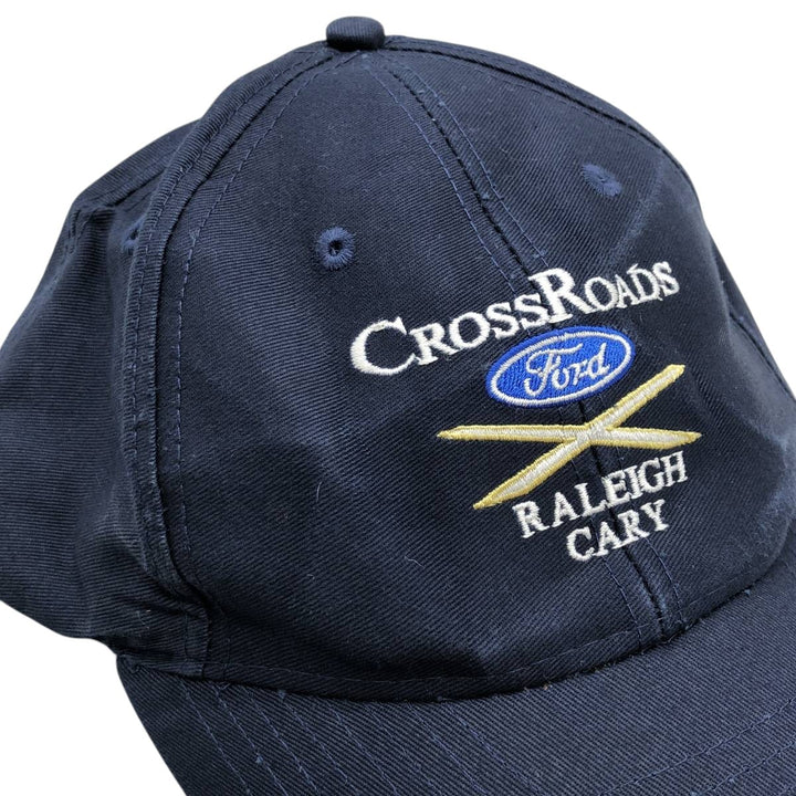 Ford Crossroads Advertising Baseball Cap, 6-Panel Cap, One Size Fits All unclear navy blue type Vintage Second Hand