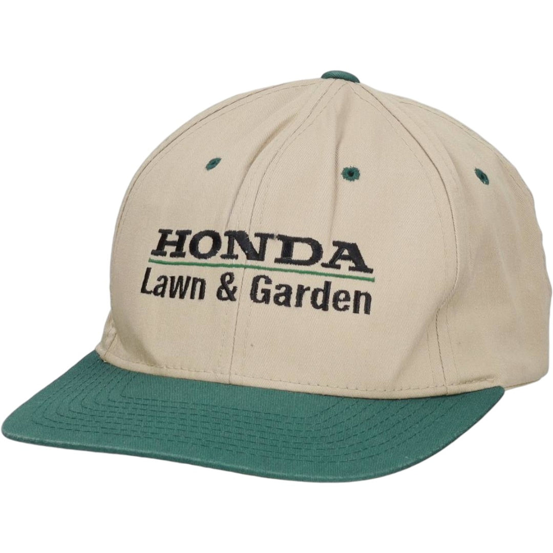 YUPOONG HONDA Two-Tone Advertising Baseball Cap, 6-Panel Cap, One Size Fits All cotton Beige type Vintage Second Hand
