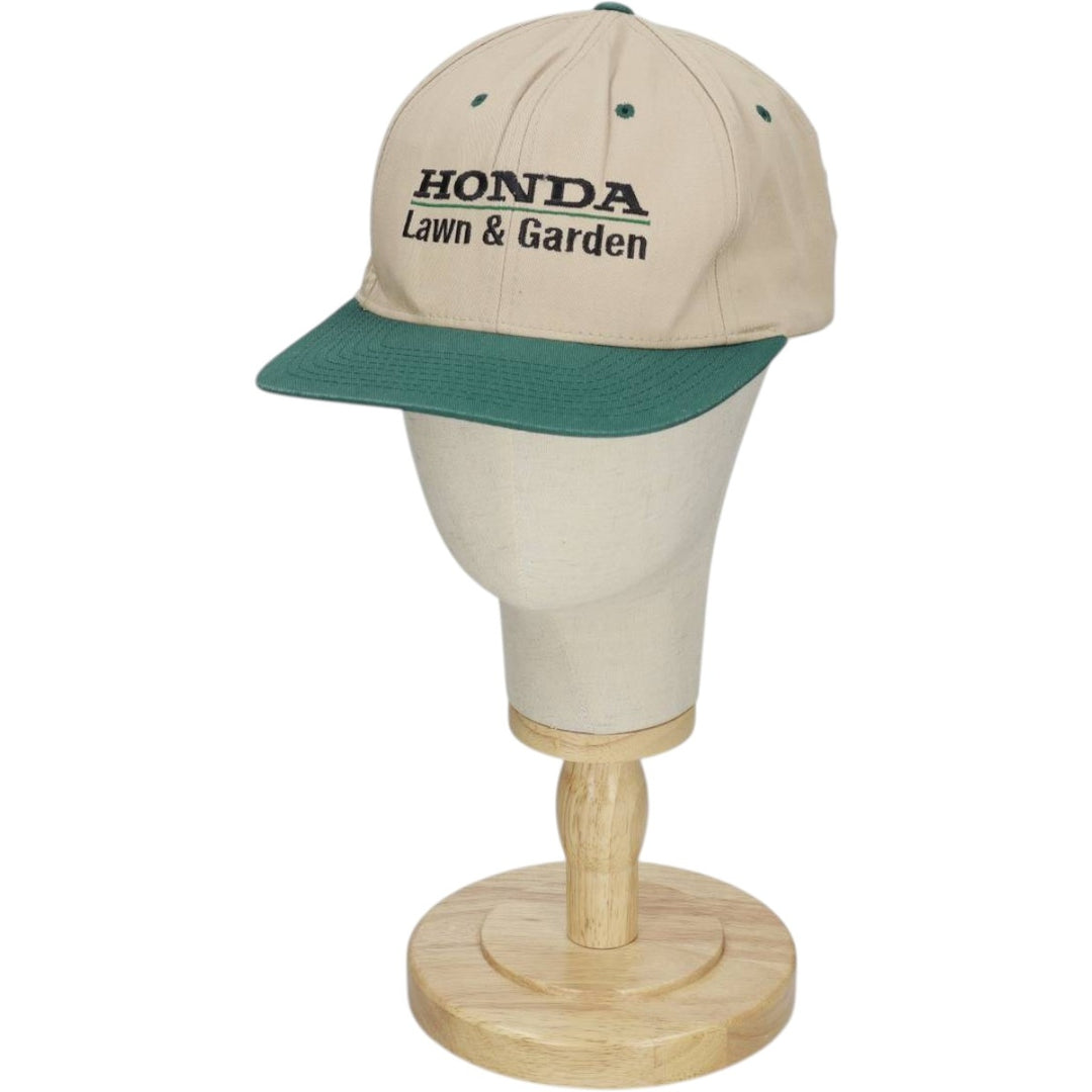 YUPOONG HONDA Two-Tone Advertising Baseball Cap, 6-Panel Cap, One Size Fits All cotton Beige type Vintage Second Hand