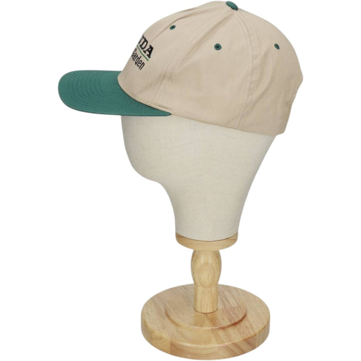 YUPOONG HONDA Two-Tone Advertising Baseball Cap, 6-Panel Cap, One Size Fits All cotton Beige type Vintage Second Hand