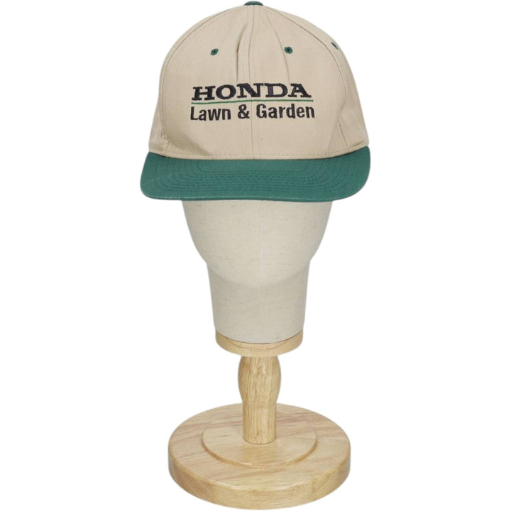 YUPOONG HONDA Two-Tone Advertising Baseball Cap, 6-Panel Cap, One Size Fits All cotton Beige type Vintage Second Hand