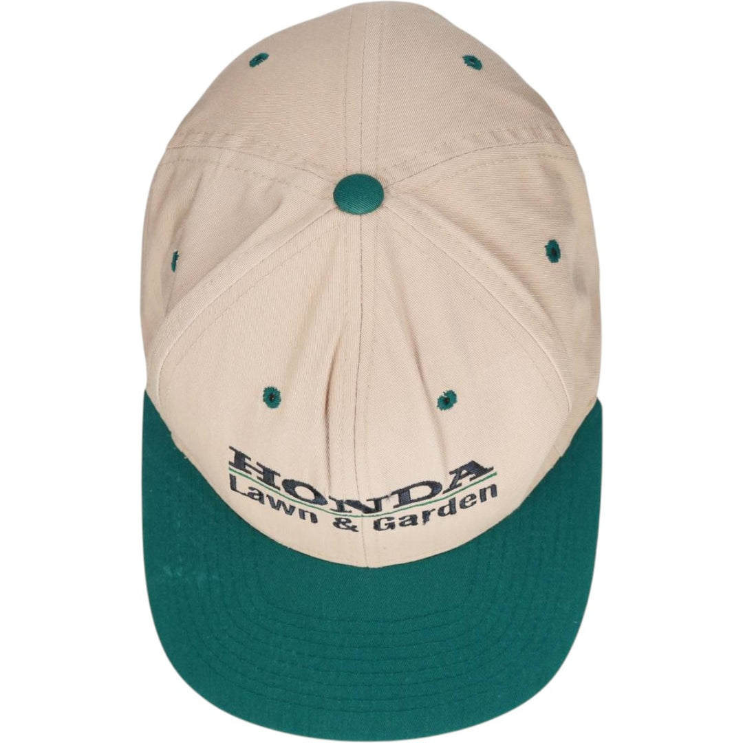 YUPOONG HONDA Two-Tone Advertising Baseball Cap, 6-Panel Cap, One Size Fits All cotton Beige type Vintage Second Hand