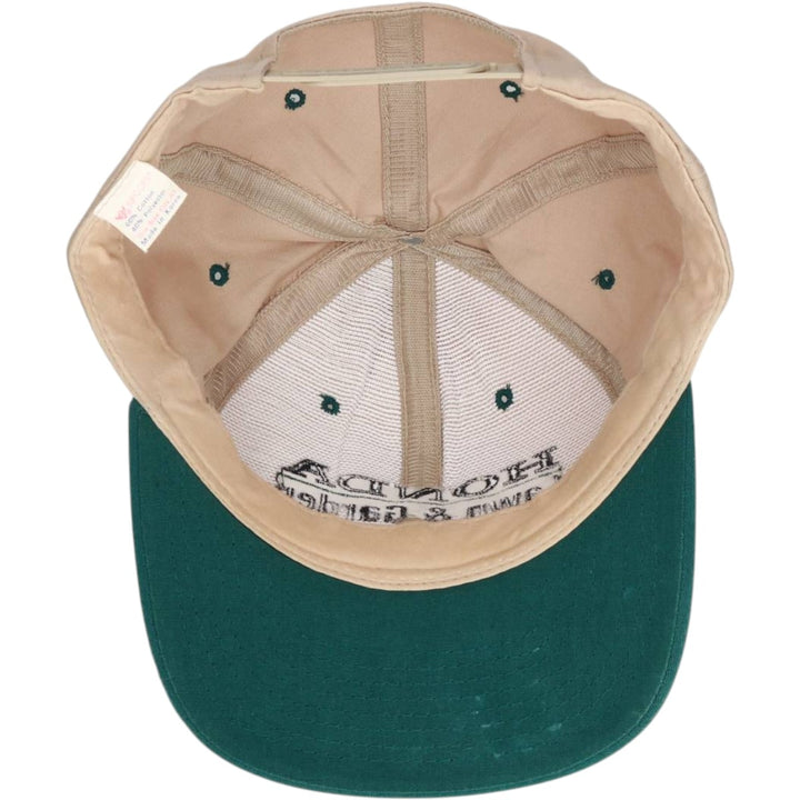 YUPOONG HONDA Two-Tone Advertising Baseball Cap, 6-Panel Cap, One Size Fits All cotton Beige type Vintage Second Hand