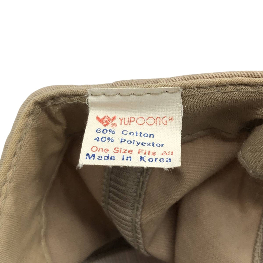 YUPOONG HONDA Two-Tone Advertising Baseball Cap, 6-Panel Cap, One Size Fits All cotton Beige type Vintage Second Hand