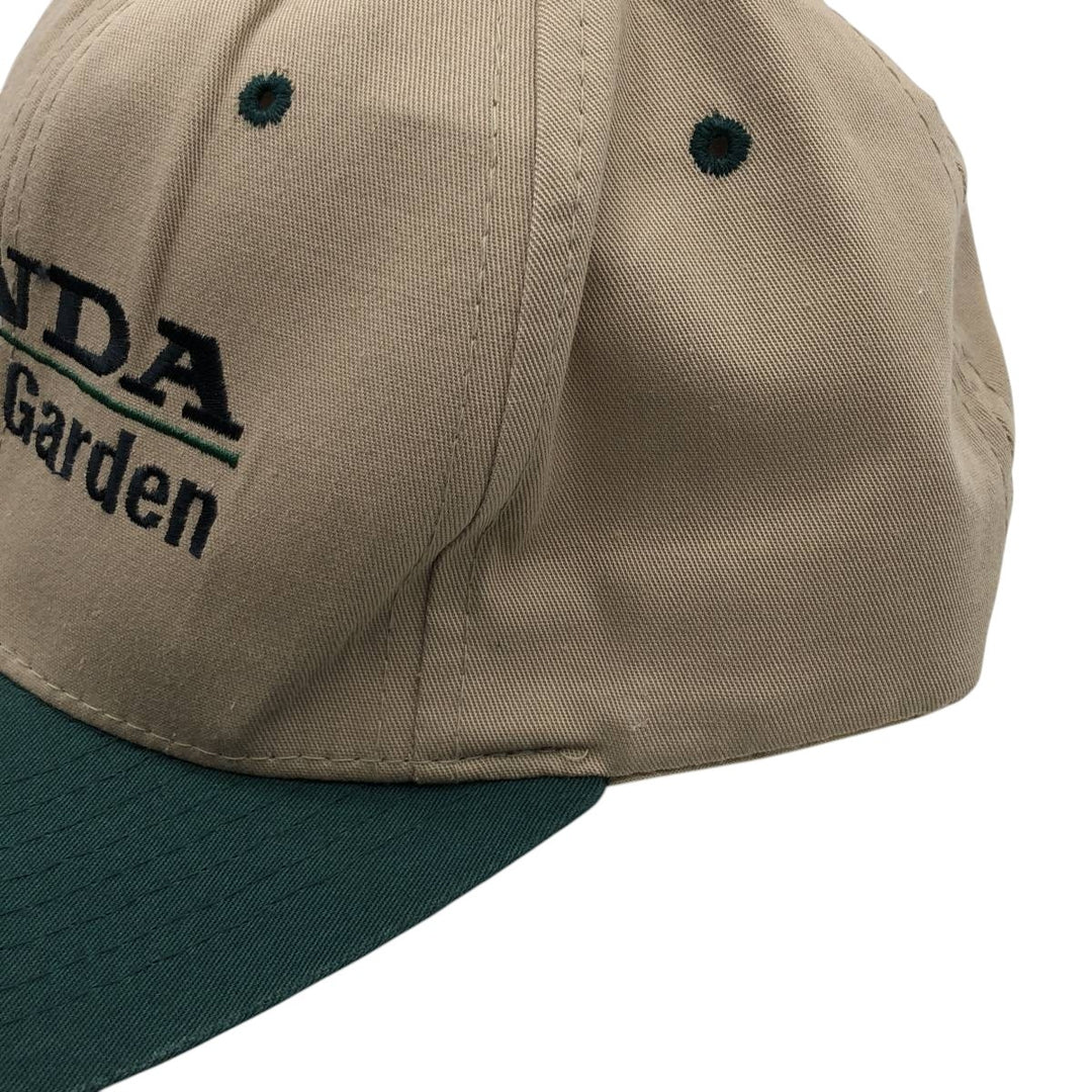 YUPOONG HONDA Two-Tone Advertising Baseball Cap, 6-Panel Cap, One Size Fits All cotton Beige type Vintage Second Hand