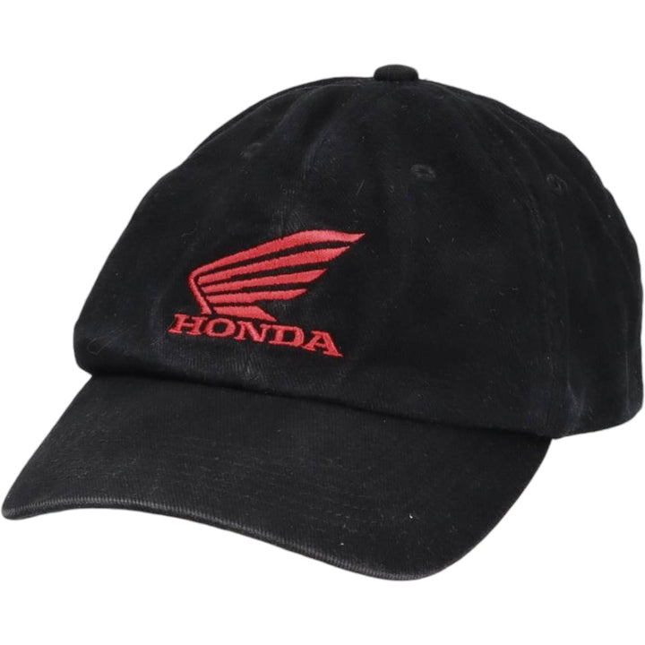 Pedigree SOFT STEEL Advertising HONDA Baseball Cap, 6-Panel Cap, One Size Fits All cotton black type Vintage Second Hand