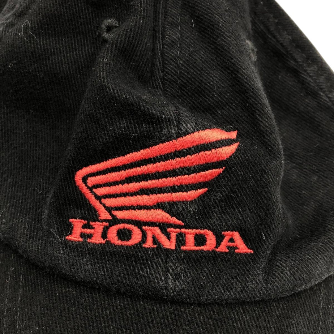 Pedigree SOFT STEEL Advertising HONDA Baseball Cap, 6-Panel Cap, One Size Fits All cotton black type Vintage Second Hand