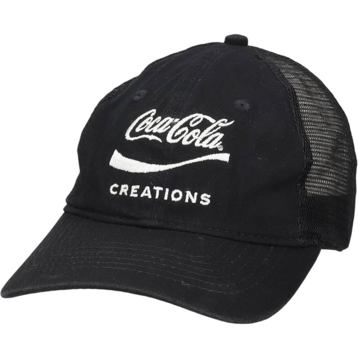 VANTAGE CLUTCH COCA COLA Advertising Mesh Cap (One Size Fits All) cotton black type Vintage Second Hand