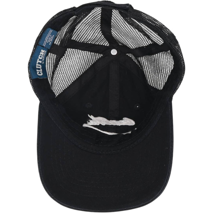 VANTAGE CLUTCH COCA COLA Advertising Mesh Cap (One Size Fits All) cotton black type Vintage Second Hand