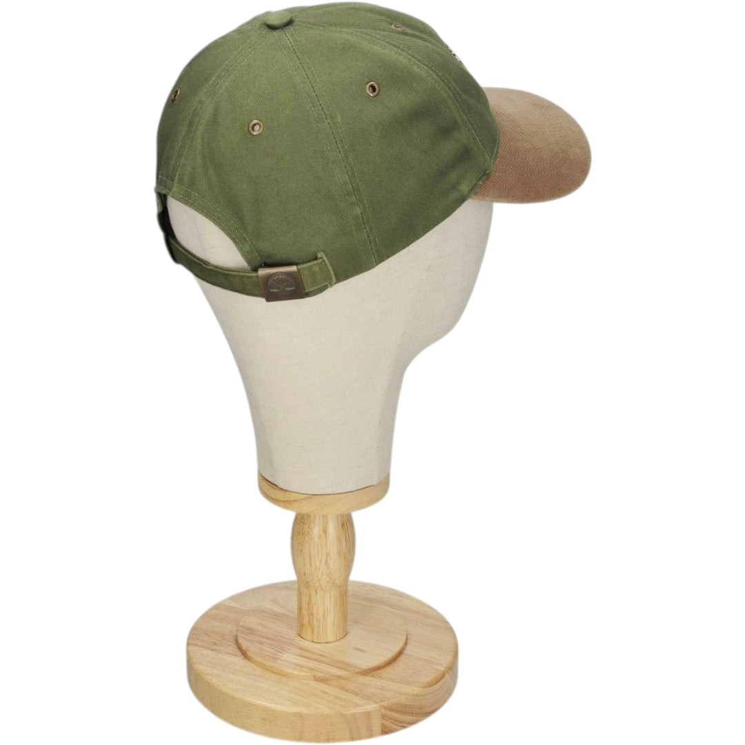 90s-00'S Walt Disney World Kilimanjaro Safari Two-Tone Baseball Cap, 6-Panel Cap, One Size Fits All cotton Khaki type Vintage Second Hand