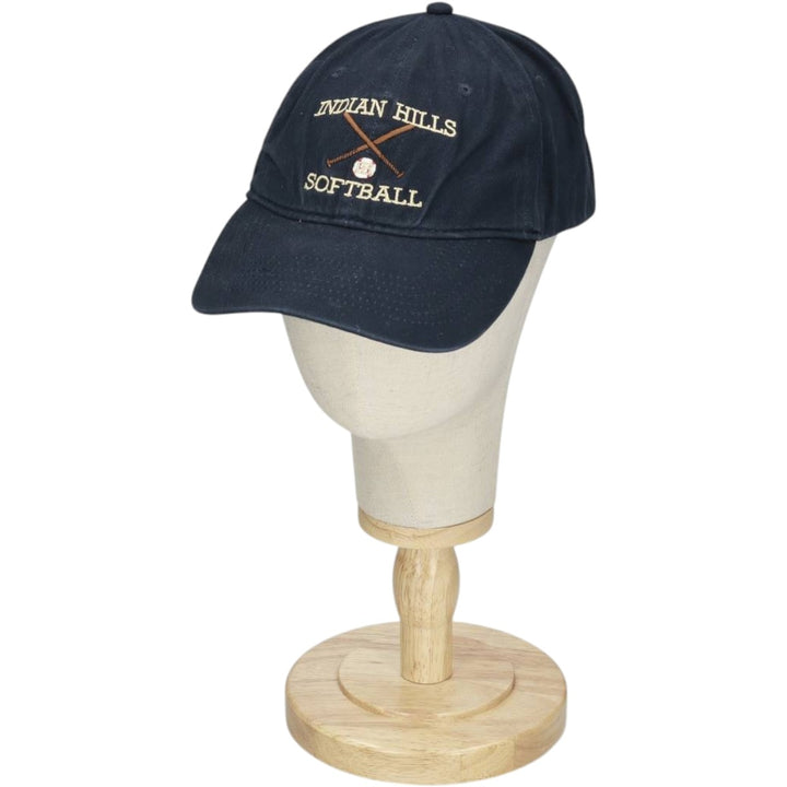 PACIFIC HEADWEAR College Baseball Cap, 6-Panel Cap, One Size Fits All cotton navy blue type Vintage Second Hand