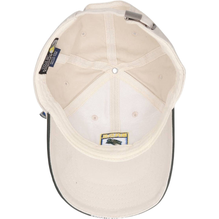 K-Products Fish Pattern Baseball Cap, 6-Panel Cap, One Size Fits All cotton Beige type Vintage Second Hand