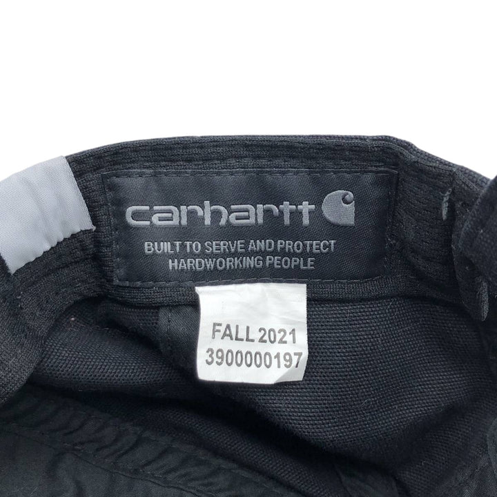 Carhartt KENT Advertising Baseball Cap, 6-Panel Cap, One Size Fits All unclear black type Vintage Second Hand
