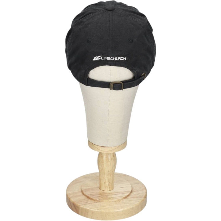 YUPOONG THE CLASSICS LIFE.CHURCH Baseball Cap, 6-Panel Cap, One Size Fits All cotton black type Vintage Second Hand
