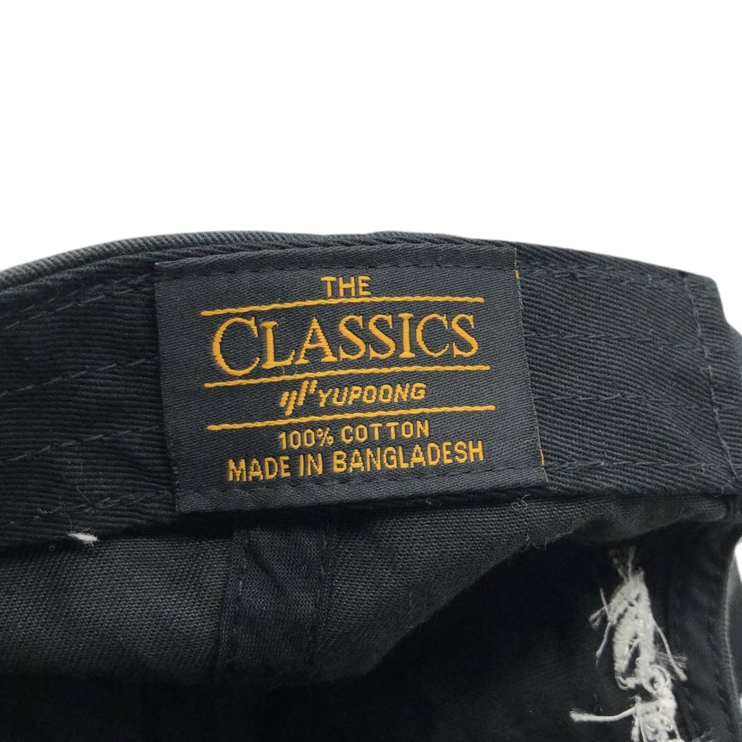 YUPOONG THE CLASSICS LIFE.CHURCH Baseball Cap, 6-Panel Cap, One Size Fits All cotton black type Vintage Second Hand