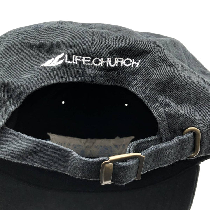 YUPOONG THE CLASSICS LIFE.CHURCH Baseball Cap, 6-Panel Cap, One Size Fits All cotton black type Vintage Second Hand