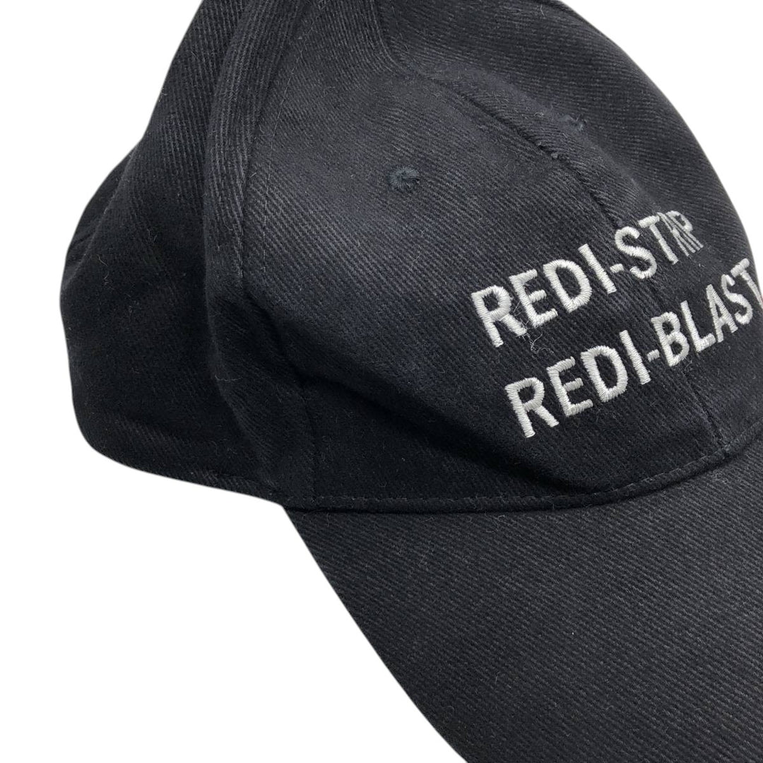 Baseball cap, 6-panel cap, one size fits all cotton black type Vintage Second Hand