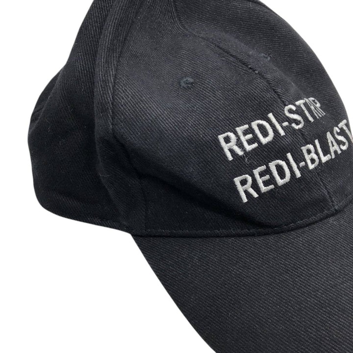 Baseball cap, 6-panel cap, one size fits all cotton black type Vintage Second Hand