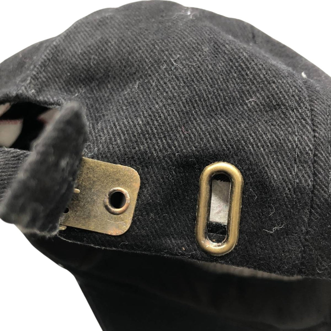Baseball cap, 6-panel cap, one size fits all cotton black type Vintage Second Hand