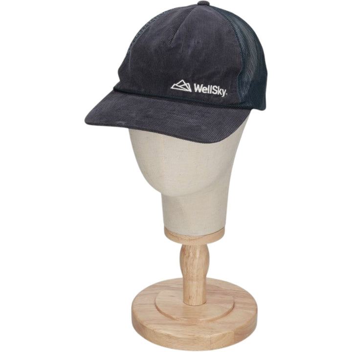 RICHARDSON OUTDOOR Corduroy Advertising Mesh Cap (One Size Fits All) cotton navy blue type Vintage Second Hand