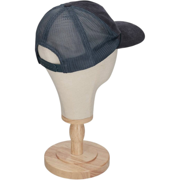 RICHARDSON OUTDOOR Corduroy Advertising Mesh Cap (One Size Fits All) cotton navy blue type Vintage Second Hand