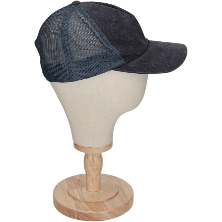 RICHARDSON OUTDOOR Corduroy Advertising Mesh Cap (One Size Fits All) cotton navy blue type Vintage Second Hand