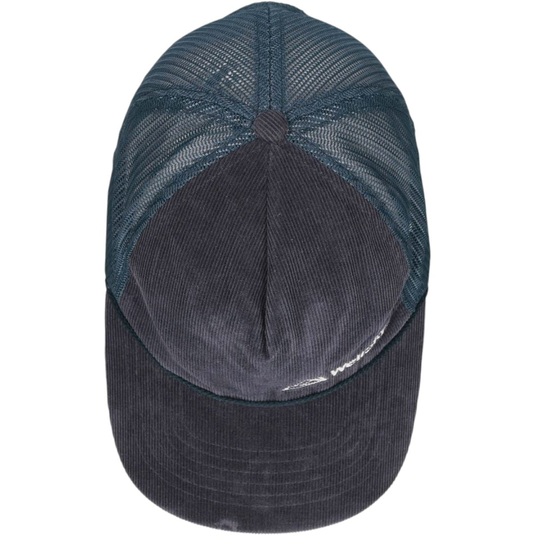 RICHARDSON OUTDOOR Corduroy Advertising Mesh Cap (One Size Fits All) cotton navy blue type Vintage Second Hand
