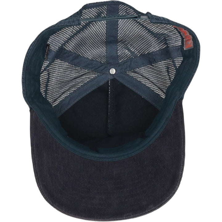 RICHARDSON OUTDOOR Corduroy Advertising Mesh Cap (One Size Fits All) cotton navy blue type Vintage Second Hand