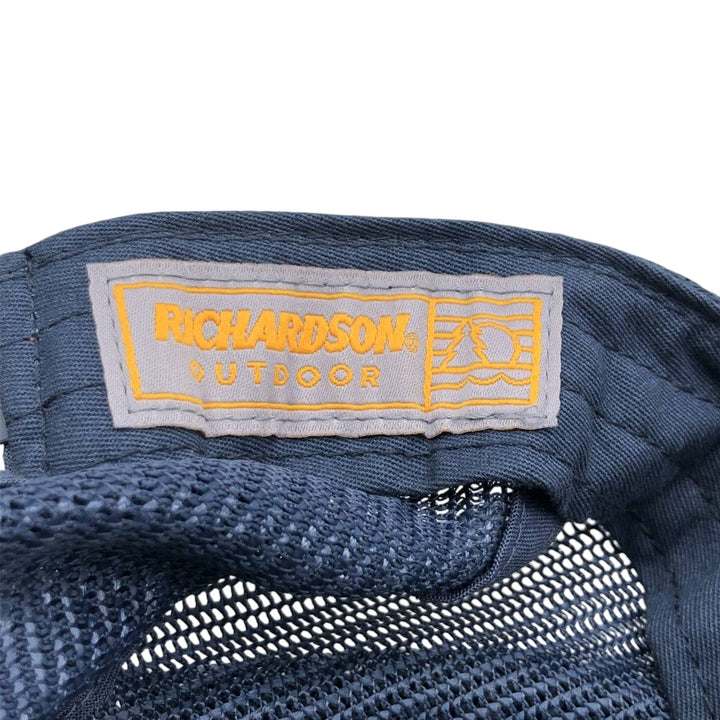 RICHARDSON OUTDOOR Corduroy Advertising Mesh Cap (One Size Fits All) cotton navy blue type Vintage Second Hand