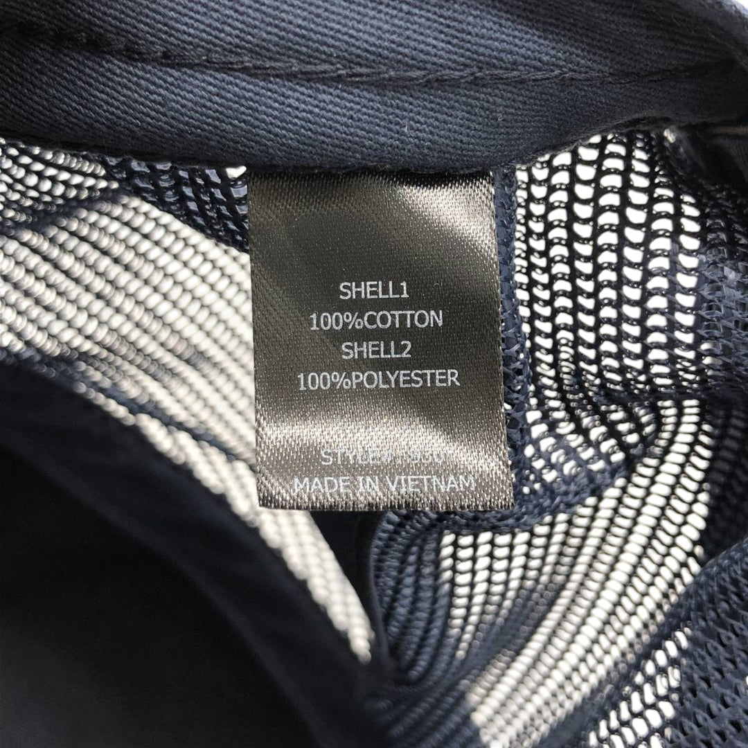 RICHARDSON OUTDOOR Corduroy Advertising Mesh Cap (One Size Fits All) cotton navy blue type Vintage Second Hand