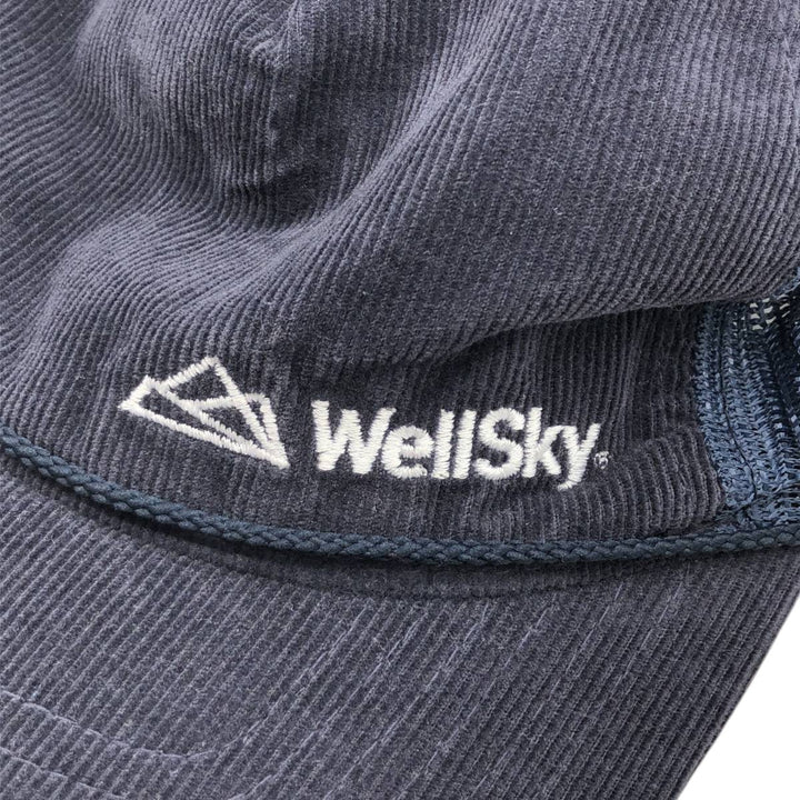 RICHARDSON OUTDOOR Corduroy Advertising Mesh Cap (One Size Fits All) cotton navy blue type Vintage Second Hand