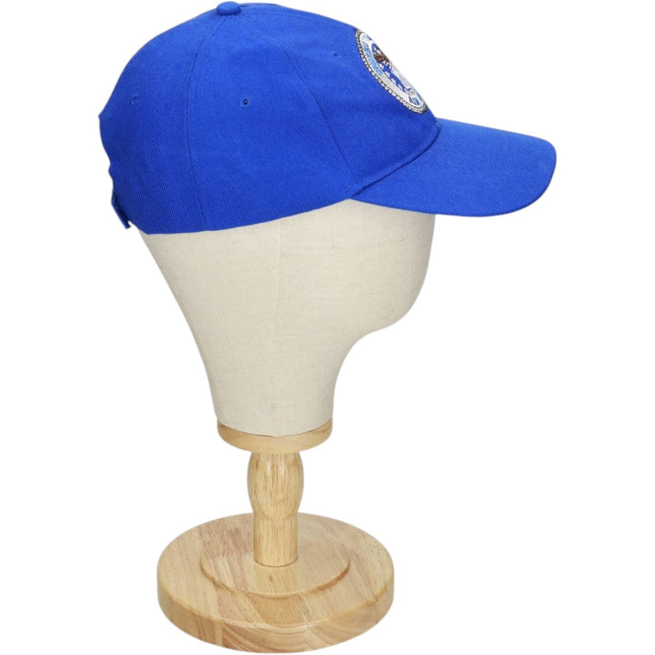 USAIR FORCE Military Baseball Cap, 6-Panel Cap, One Size Fits All wool blue type Vintage Second Hand