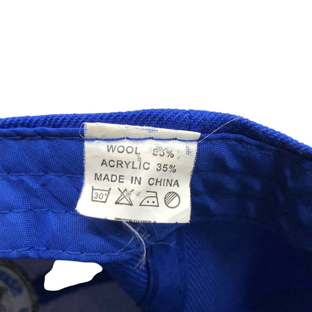 USAIR FORCE Military Baseball Cap, 6-Panel Cap, One Size Fits All wool blue type Vintage Second Hand