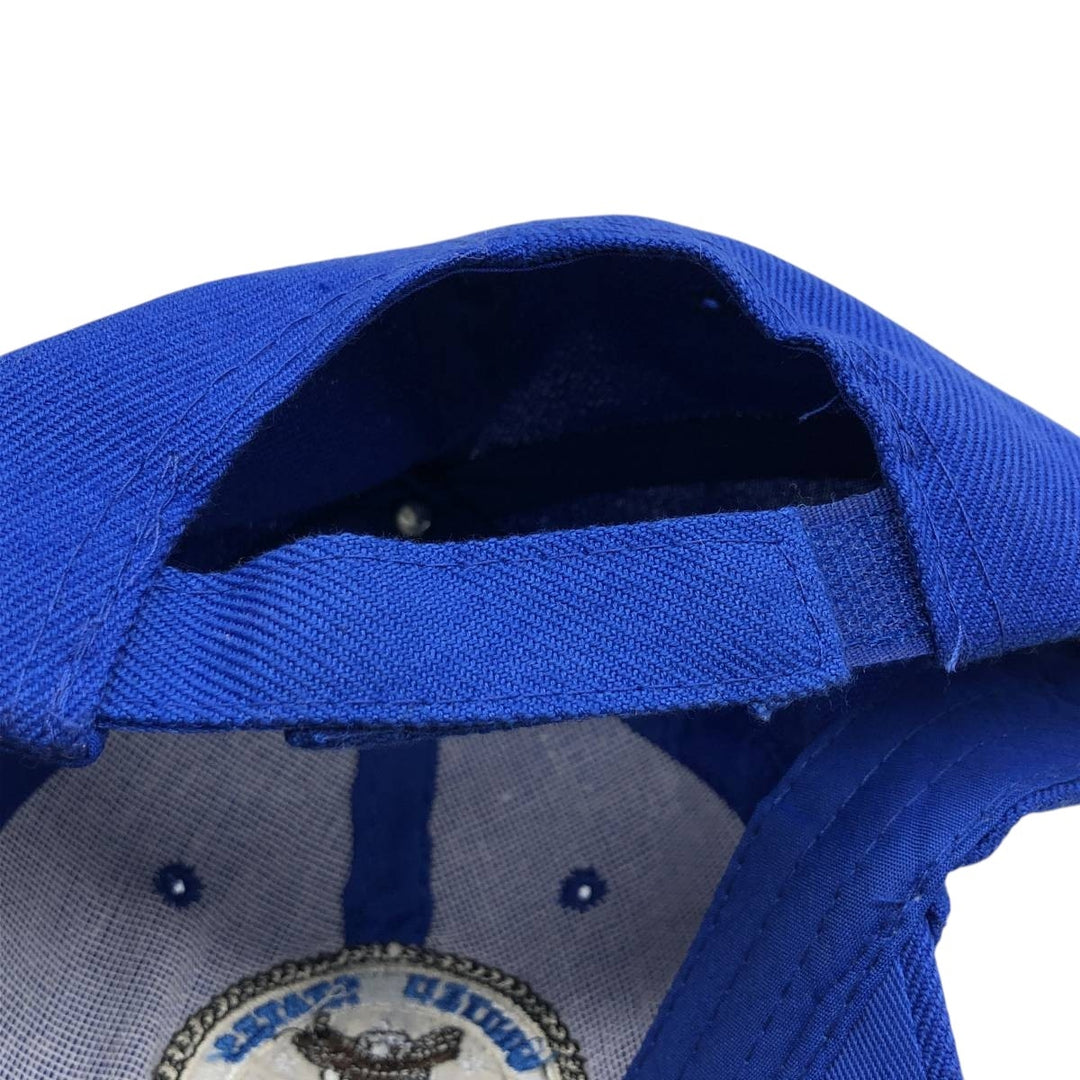 USAIR FORCE Military Baseball Cap, 6-Panel Cap, One Size Fits All wool blue type Vintage Second Hand