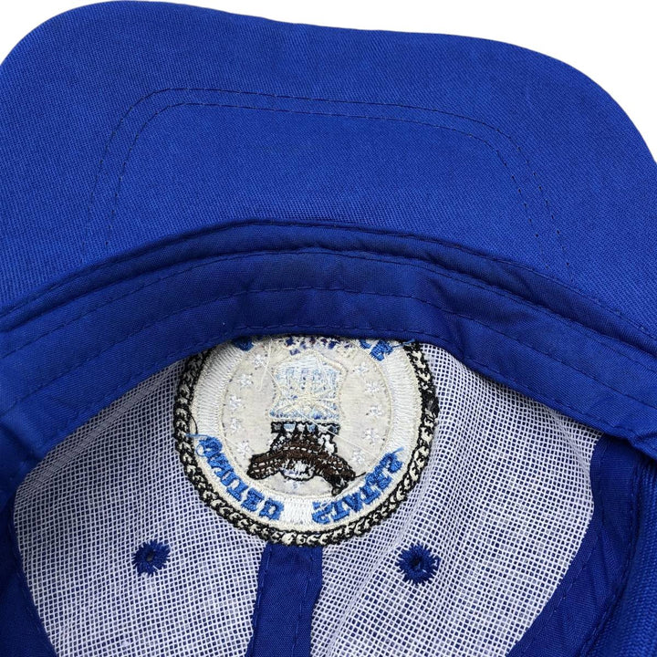 USAIR FORCE Military Baseball Cap, 6-Panel Cap, One Size Fits All wool blue type Vintage Second Hand