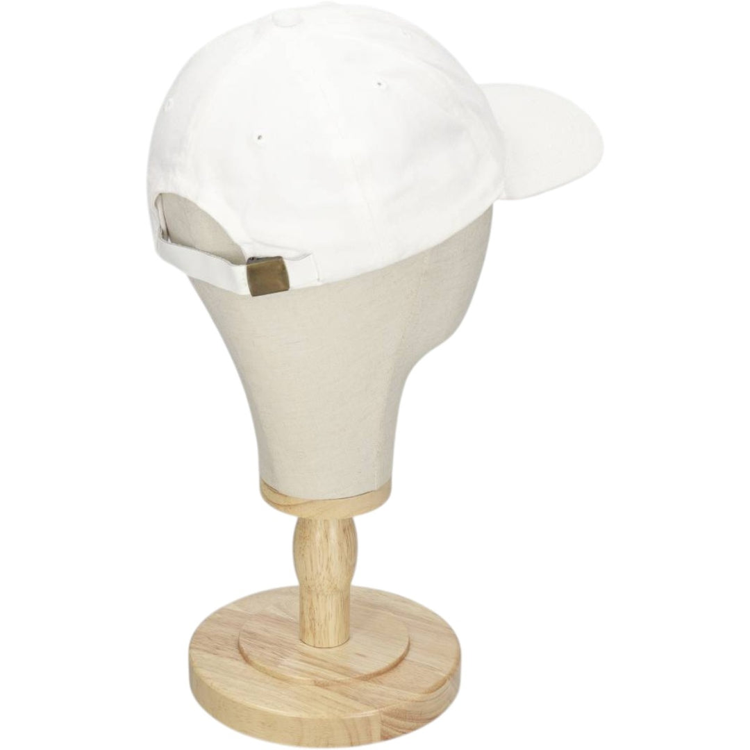 Crystal SPRINGS Advertising Baseball Cap, 6-Panel Cap, Made in USA, One Size Fits All unclear white type Vintage Second Hand