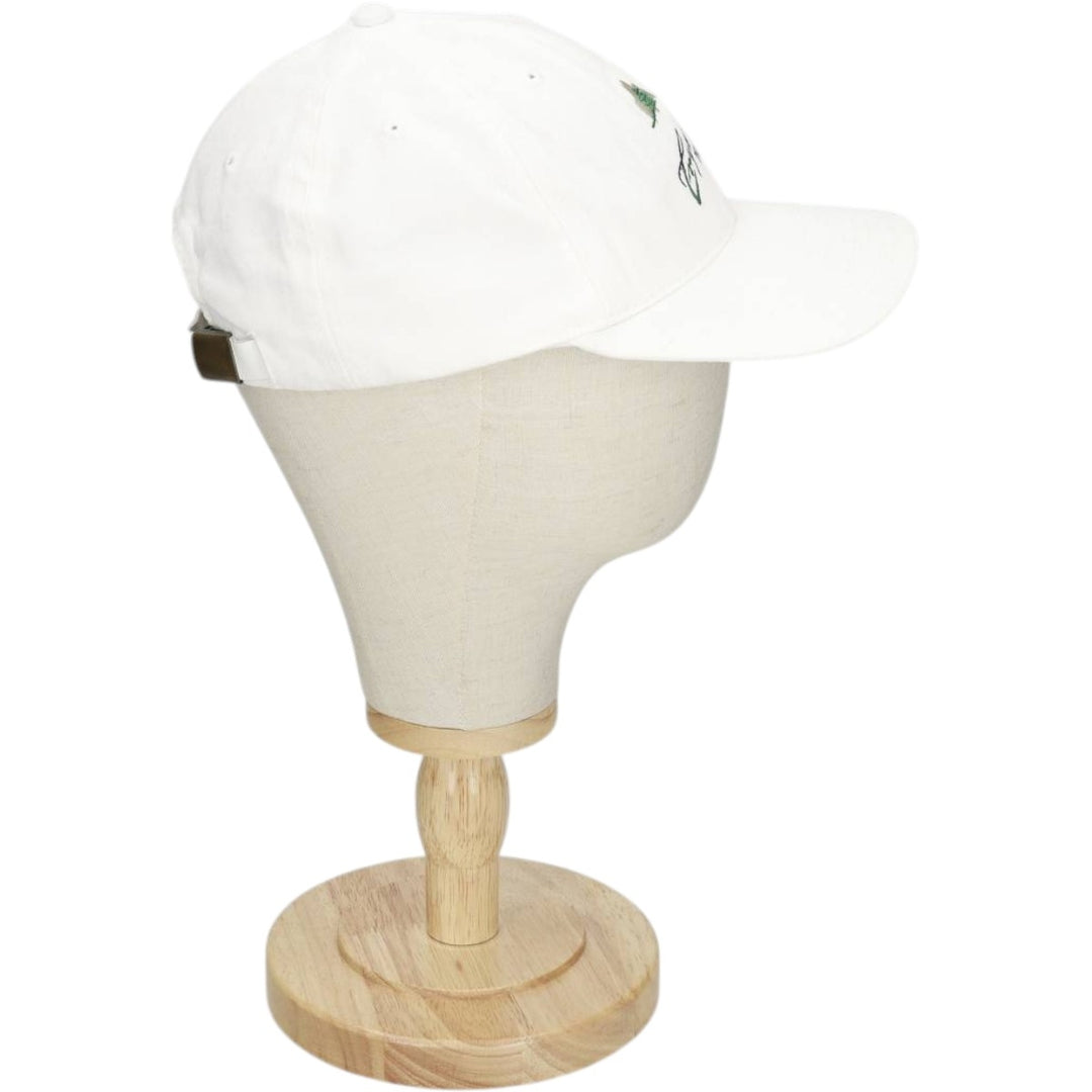 Crystal SPRINGS Advertising Baseball Cap, 6-Panel Cap, Made in USA, One Size Fits All unclear white type Vintage Second Hand