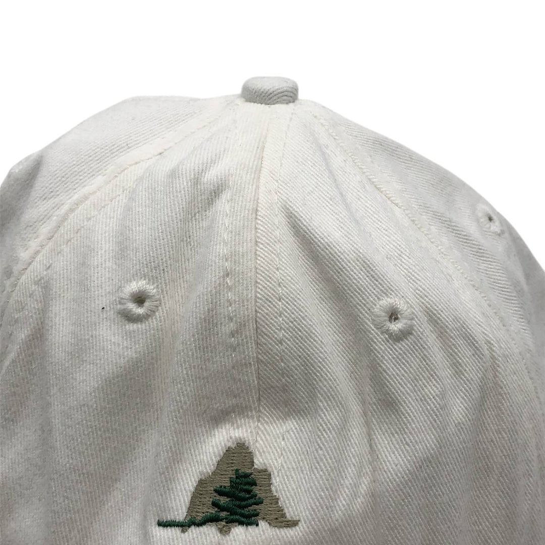 Crystal SPRINGS Advertising Baseball Cap, 6-Panel Cap, Made in USA, One Size Fits All unclear white type Vintage Second Hand