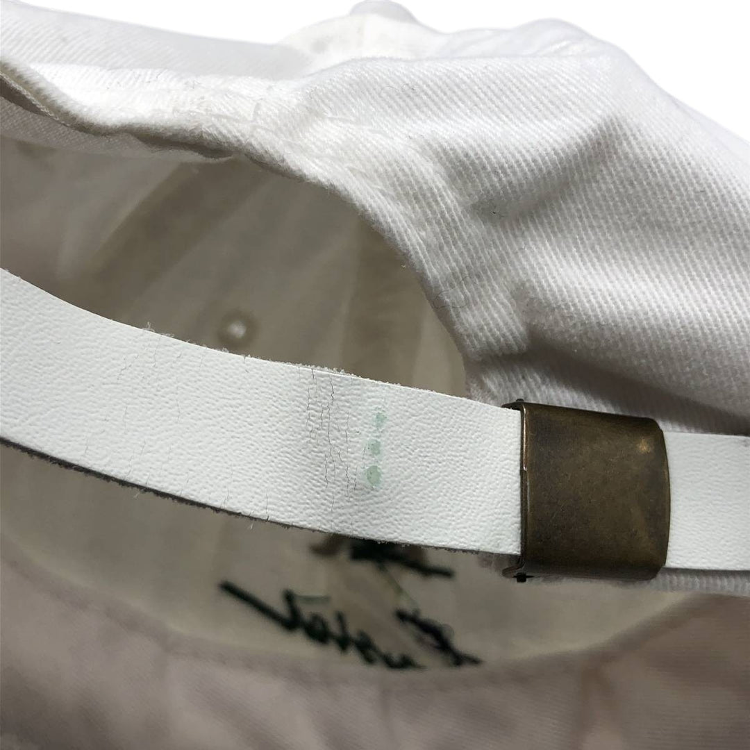 Crystal SPRINGS Advertising Baseball Cap, 6-Panel Cap, Made in USA, One Size Fits All unclear white type Vintage Second Hand