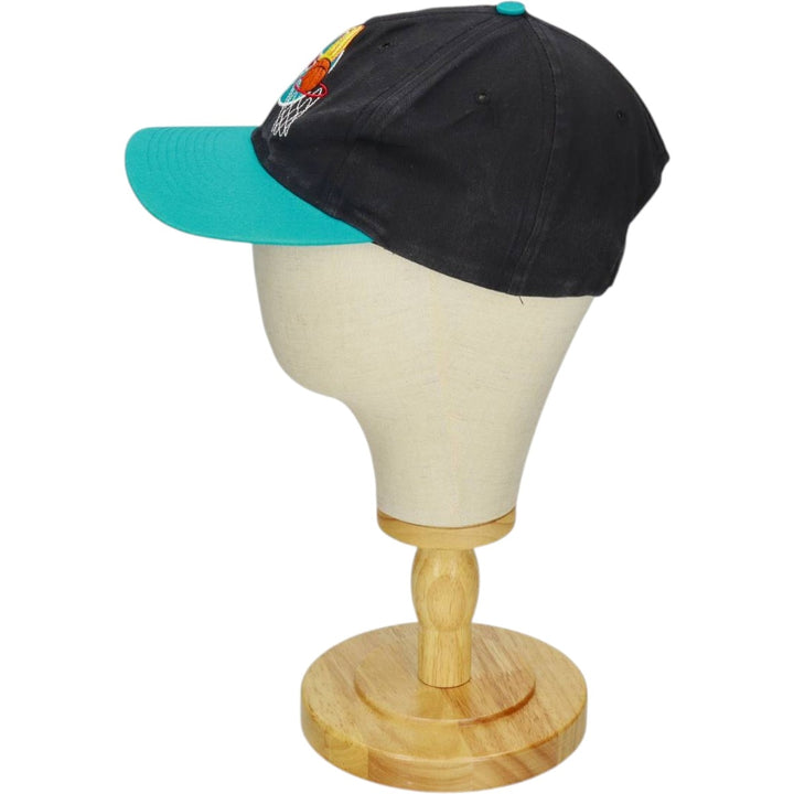 90'S McDonald's Nothing But Net Two-Tone Advertising Baseball Cap 6-Panel Cap unclear black type Vintage Second Hand