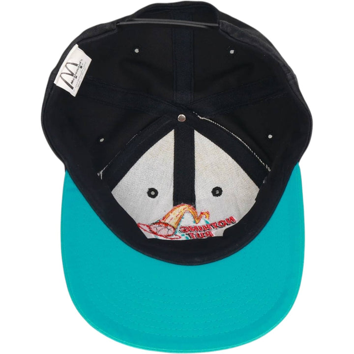 90'S McDonald's Nothing But Net Two-Tone Advertising Baseball Cap 6-Panel Cap unclear black type Vintage Second Hand