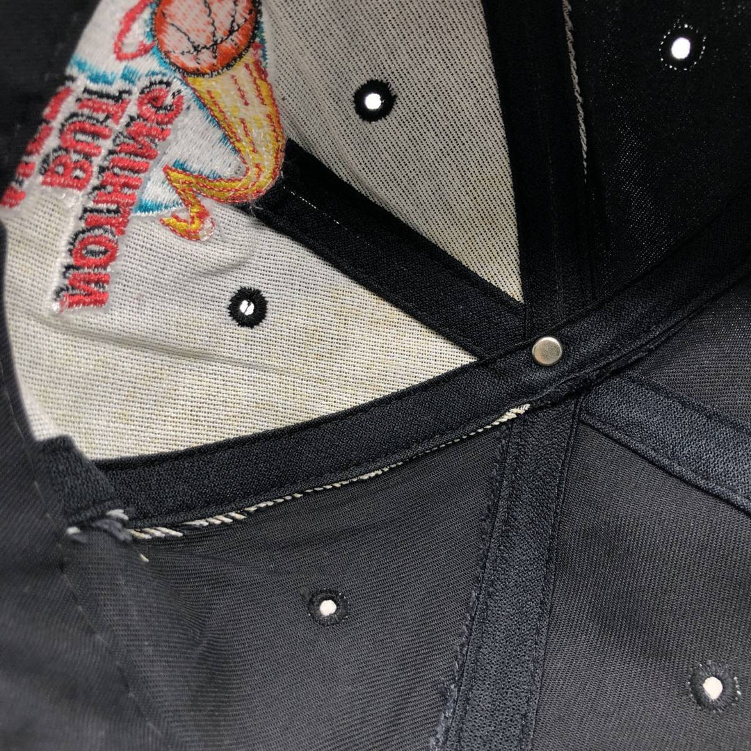 90'S McDonald's Nothing But Net Two-Tone Advertising Baseball Cap 6-Panel Cap unclear black type Vintage Second Hand