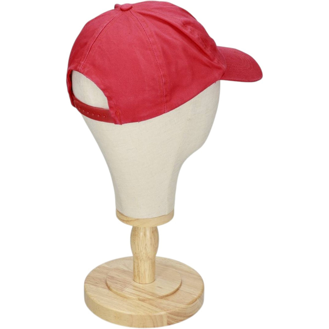 90'S Guess Baseball Cap, 6-Panel Cap, One Size Fits All, Vintage cotton red type Vintage Second Hand