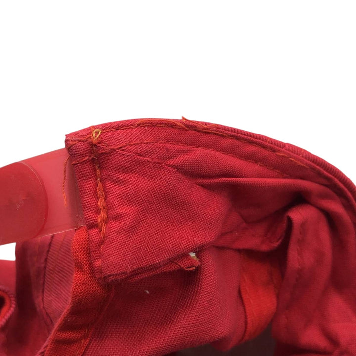 90'S Guess Baseball Cap, 6-Panel Cap, One Size Fits All, Vintage cotton red type Vintage Second Hand