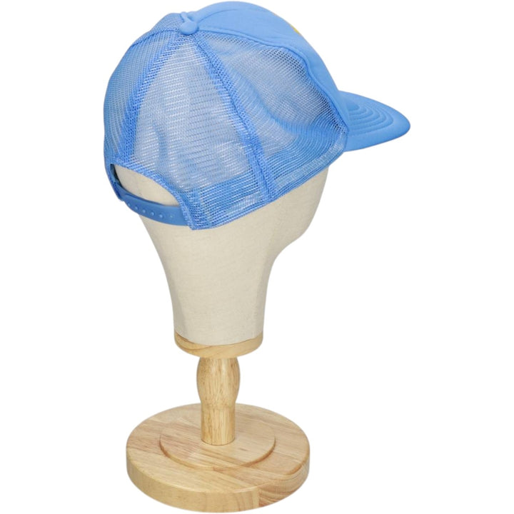 80s-90'S sport cap, Molson Golden advertising trucker cap, mesh cap, one size fits all. unclear Blue type light blue Vintage Second Hand
