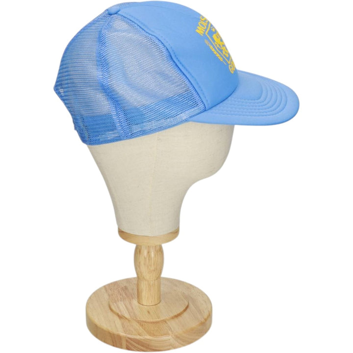 80s-90'S sport cap, Molson Golden advertising trucker cap, mesh cap, one size fits all. unclear Blue type light blue Vintage Second Hand