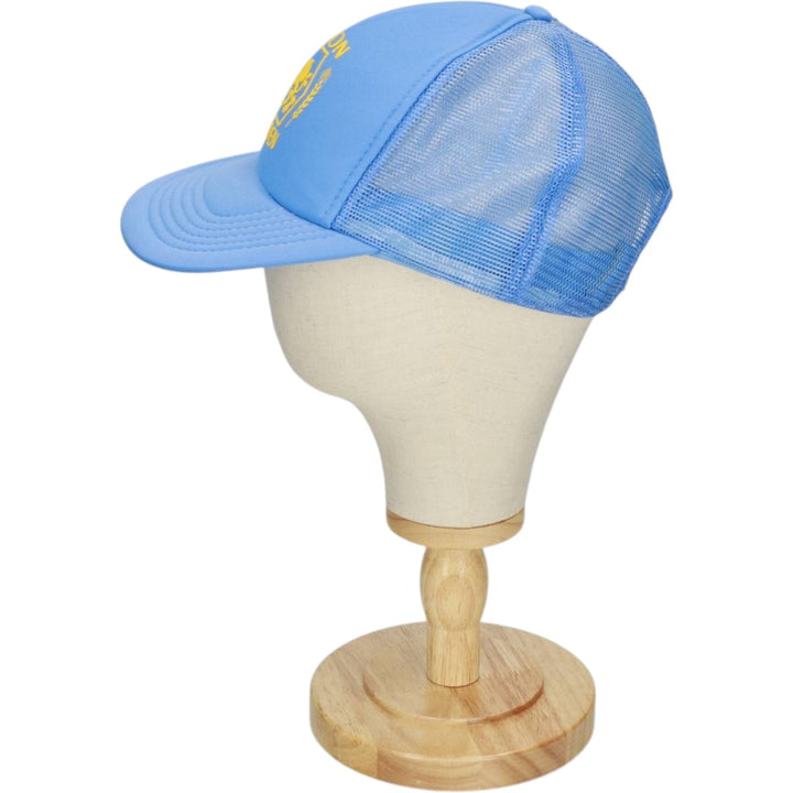 80s-90'S sport cap, Molson Golden advertising trucker cap, mesh cap, one size fits all. unclear Blue type light blue Vintage Second Hand